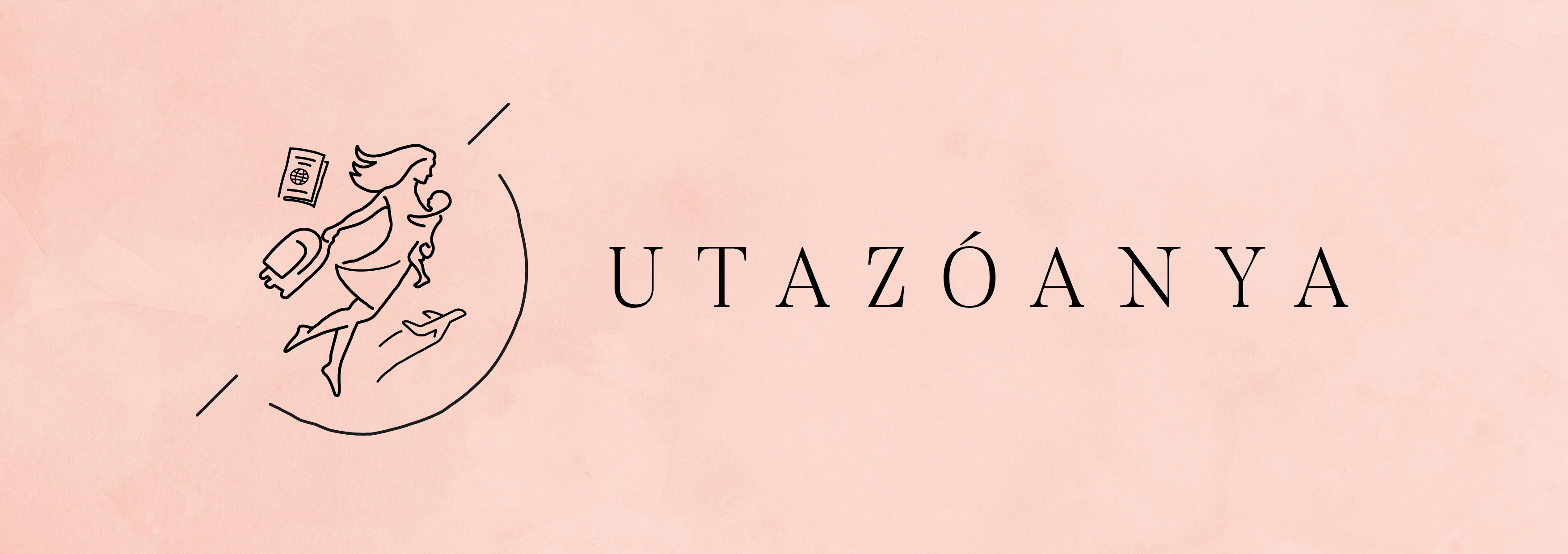 Utazóanya_Logo_Landscape_Pink_Textured_RGB